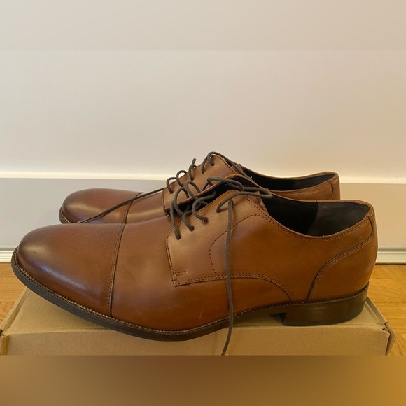 Never Worn Cole Haan Size 12 Men’s Benton Cap Toe Oxford II Brown